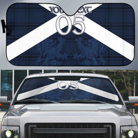 Custom Scotland Tartan Football Auto Sun Shade Flag Style - Wonder Print Shop
