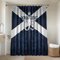 Custom Scotland Tartan Football Bathroom Set Flag Style - Wonder Print Shop