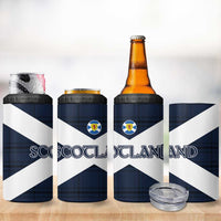 Scotland Tartan Football 4 in 1 Can Cooler Tumbler Flag Style - Wonder Print Shop