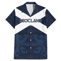 Custom Scotland Tartan Football Family Matching Mermaid Dress and Hawaiian Shirt Flag Style - Wonder Print Shop