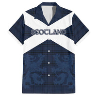 Custom Scotland Tartan Football Family Matching Puletasi and Hawaiian Shirt Flag Style - Wonder Print Shop