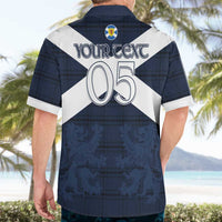Custom Scotland Tartan Football Hawaiian Shirt Flag Style - Wonder Print Shop