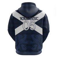 Custom Scotland Tartan Football Hoodie Flag Style - Wonder Print Shop