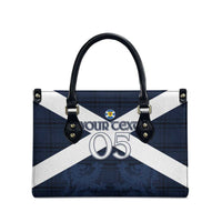 Custom Scotland Tartan Football Leather Bag Flag Style - Wonder Print Shop