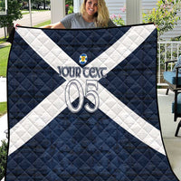 Custom Scotland Tartan Football Quilt Flag Style - Wonder Print Shop