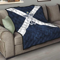 Custom Scotland Tartan Football Quilt Flag Style - Wonder Print Shop