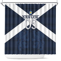 Custom Scotland Tartan Football Shower Curtain Flag Style - Wonder Print Shop
