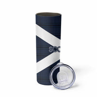 Scotland Tartan Football Skinny Tumbler Flag Style - Wonder Print Shop
