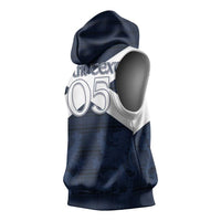 Custom Scotland Tartan Football Sleeveless Hoodie Flag Style - Wonder Print Shop