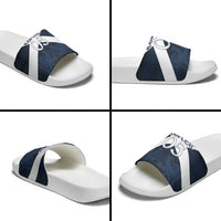 Custom Scotland Tartan Football Slide Sandals Flag Style - Wonder Print Shop