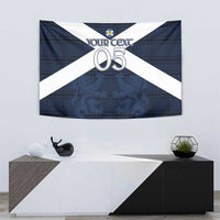Custom Scotland Tartan Football Tapestry Flag Style - Wonder Print Shop