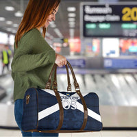 Custom Scotland Tartan Football Travel Bag Flag Style - Wonder Print Shop