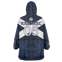 Custom Scotland Tartan Football Wearable Blanket Hoodie Flag Style - Wonder Print Shop