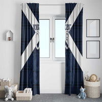 Custom Scotland Tartan Football Window Curtain Flag Style - Wonder Print Shop