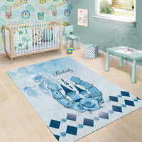 Kentucky Horse Racing Area Rug 151st Anniversary Blue Version LT05