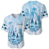 Kentucky Horse Racing Baseball Jersey 151st Anniversary Blue Version LT05