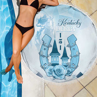 Kentucky Horse Racing Beach Blanket 151st Anniversary Blue Version LT05