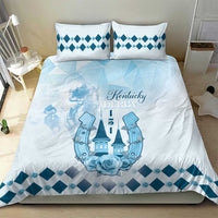 Kentucky Horse Racing Bedding Set 151st Anniversary Blue Version LT05