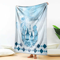 Kentucky Horse Racing Blanket 151st Anniversary Blue Version LT05