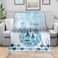 Kentucky Horse Racing Blanket 151st Anniversary Blue Version LT05
