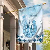 Kentucky Horse Racing Garden Flag 151st Anniversary Blue Version LT05
