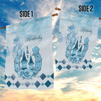 Kentucky Horse Racing Garden Flag 151st Anniversary Blue Version LT05