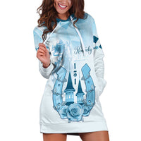 Kentucky Horse Racing Hoodie Dress 151st Anniversary Blue Version LT05