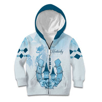 Kentucky Horse Racing Kid Hoodie 151st Anniversary Blue Version LT05