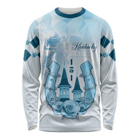 Kentucky Horse Racing Long Sleeve Shirt 151st Anniversary Blue Version LT05