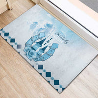 Kentucky Horse Racing Rubber Doormat 151st Anniversary Blue Version LT05