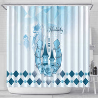 Kentucky Horse Racing Shower Curtain 151st Anniversary Blue Version LT05