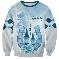 Kentucky Horse Racing Sweatshirt 151st Anniversary Blue Version LT05