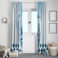 Kentucky Horse Racing Window Curtain 151st Anniversary Blue Version LT05