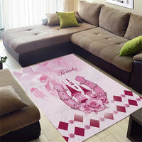 Kentucky Horse Racing Area Rug 151st Anniversary Pink Version LT05
