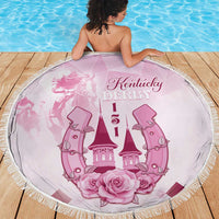 Kentucky Horse Racing Beach Blanket 151st Anniversary Pink Version LT05