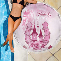 Kentucky Horse Racing Beach Blanket 151st Anniversary Pink Version LT05