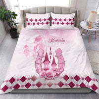 Kentucky Horse Racing Bedding Set 151st Anniversary Pink Version LT05