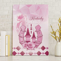Kentucky Horse Racing Canvas Wall Art 151st Anniversary Pink Version LT05