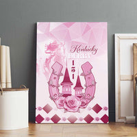 Kentucky Horse Racing Canvas Wall Art 151st Anniversary Pink Version LT05