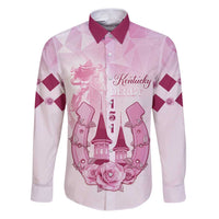 Kentucky Horse Racing Family Matching Puletasi and Hawaiian Shirt 151st Anniversary Pink Version LT05