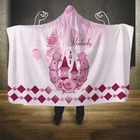 Kentucky Horse Racing Hooded Blanket 151st Anniversary Pink Version LT05
