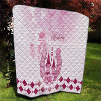 Kentucky Horse Racing Quilt 151st Anniversary Pink Version LT05