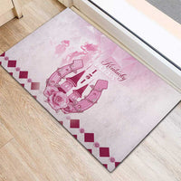 Kentucky Horse Racing Rubber Doormat 151st Anniversary Pink Version LT05