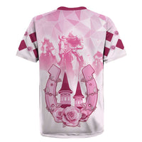 Kentucky Horse Racing Rugby Jersey 151st Anniversary Pink Version LT05