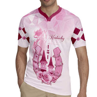 Kentucky Horse Racing Rugby Jersey 151st Anniversary Pink Version LT05