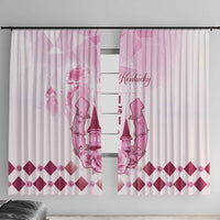 Kentucky Horse Racing Window Curtain 151st Anniversary Pink Version LT05