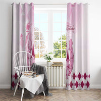 Kentucky Horse Racing Window Curtain 151st Anniversary Pink Version LT05