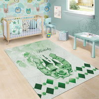 Kentucky Horse Racing Area Rug 151st Anniversary Green Version LT05