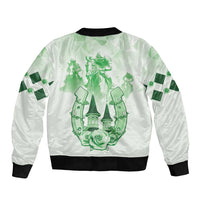 Kentucky Horse Racing Bomber Jacket 151st Anniversary Green Version LT05