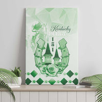 Kentucky Horse Racing Canvas Wall Art 151st Anniversary Green Version LT05